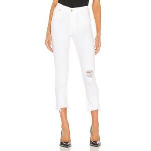 Levi’s 724 High Rise Straight Crop Jeans Won Me Over White